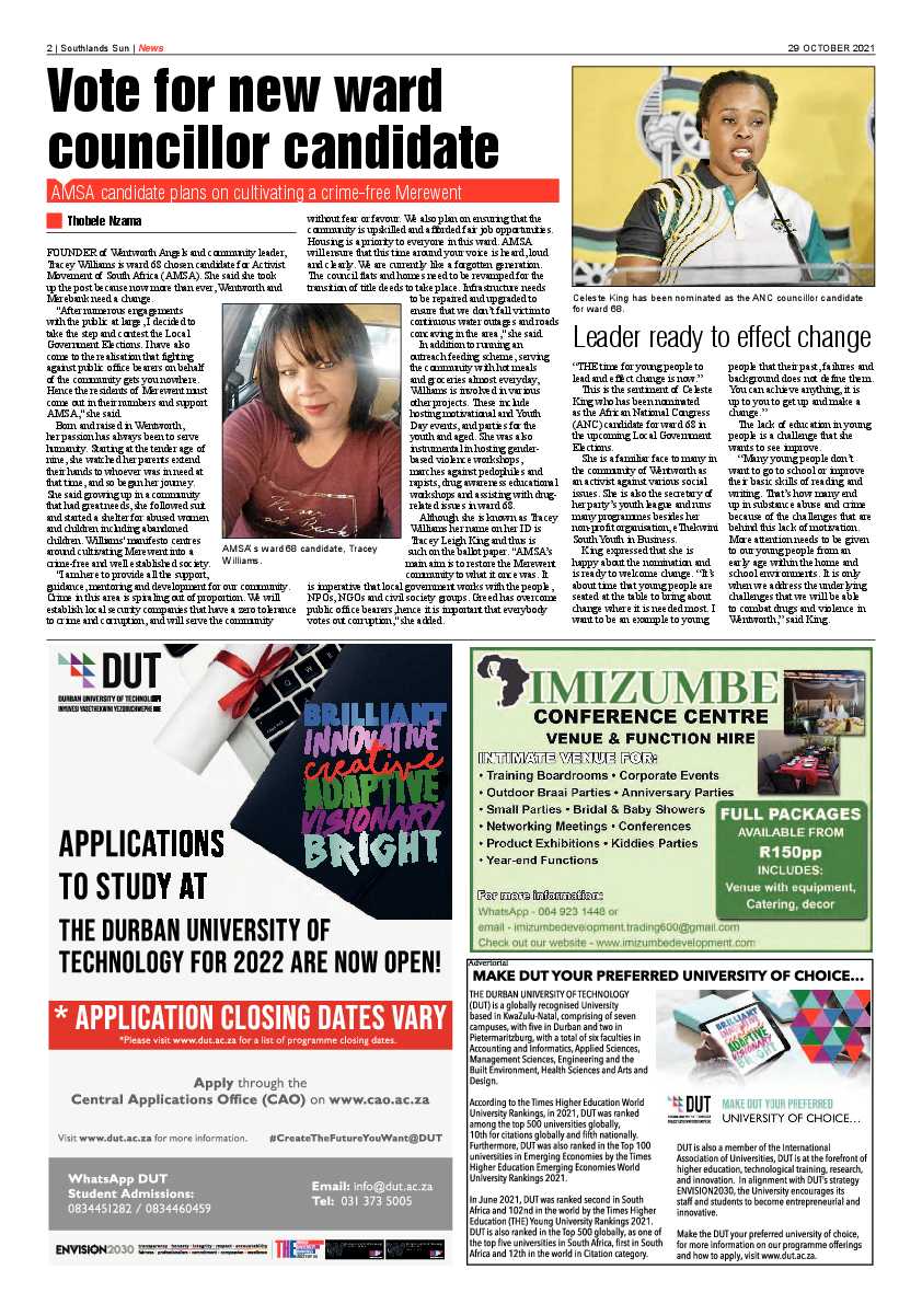 Southlands Sun 29-10-2021 page 2