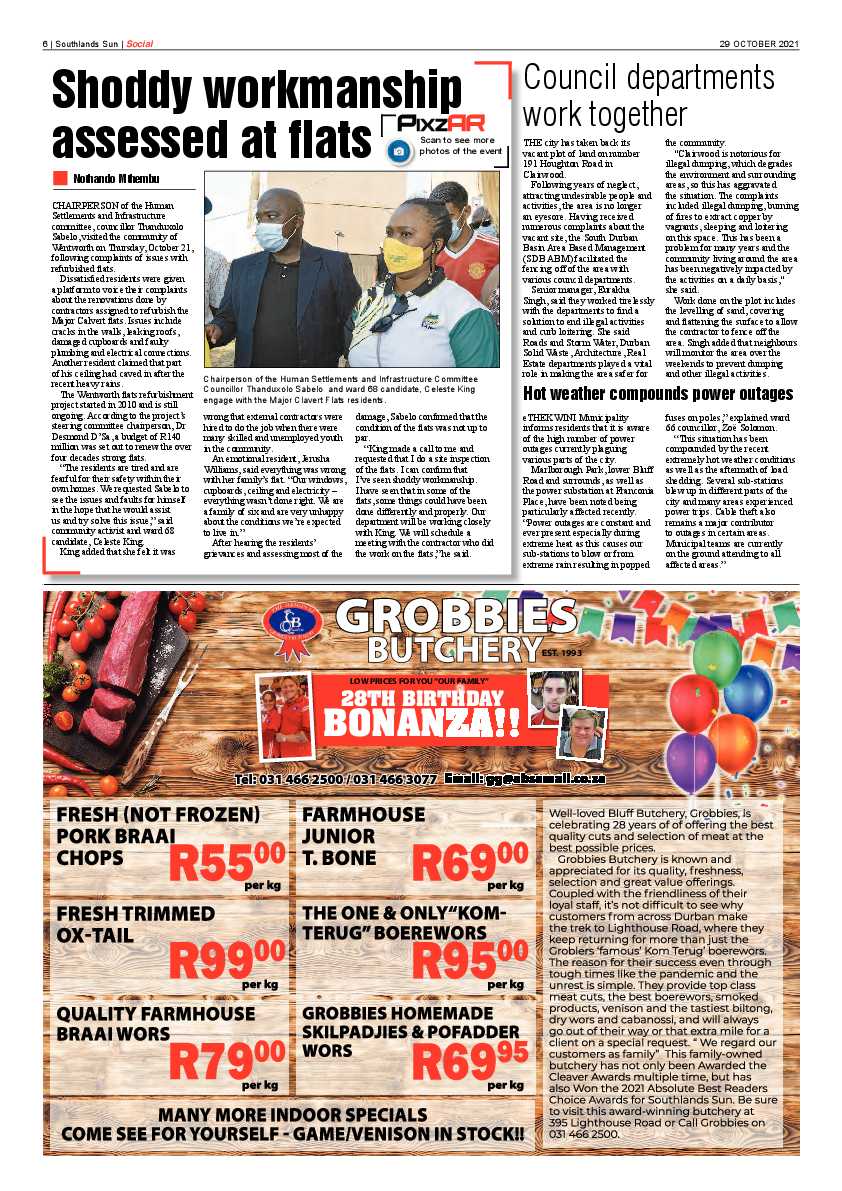 Southlands Sun 29-10-2021 page 6
