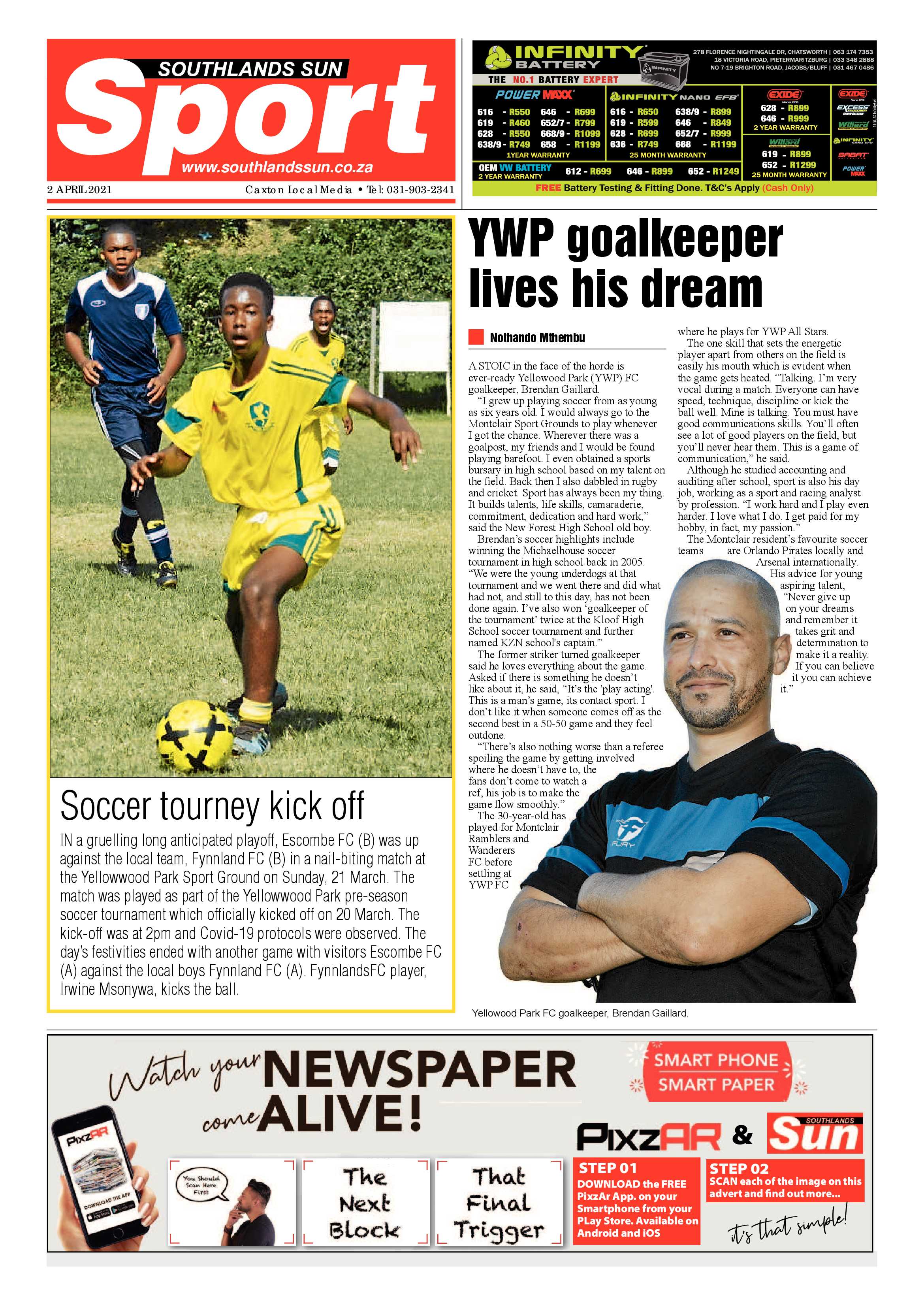 Southlands Sun 2 April 2021 page 12