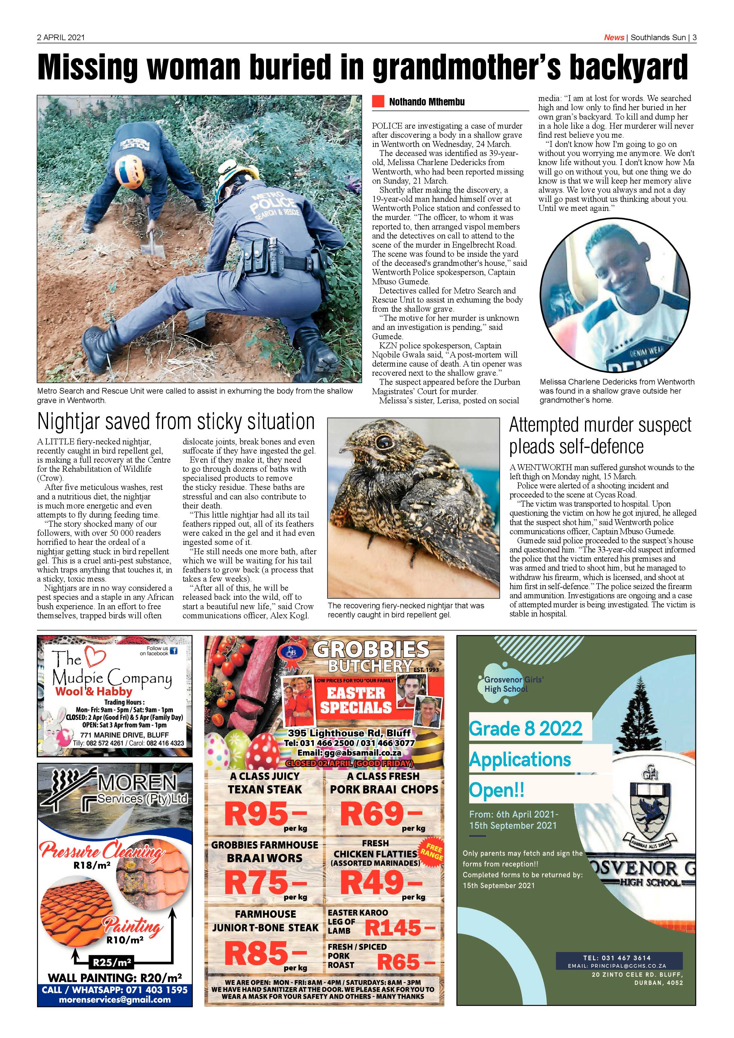 Southlands Sun 2 April 2021 page 3