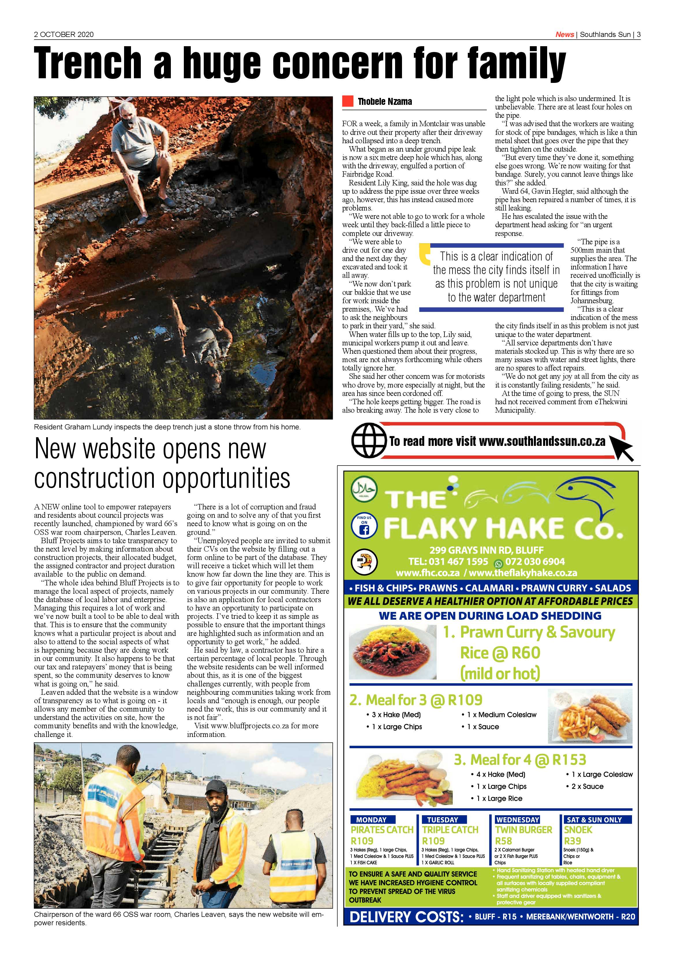 Southlands Sun 2 October 2020 page 3