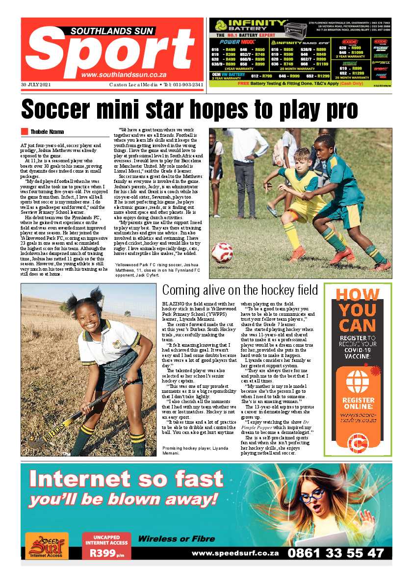 Southlands Sun 30 July 2021 page 19