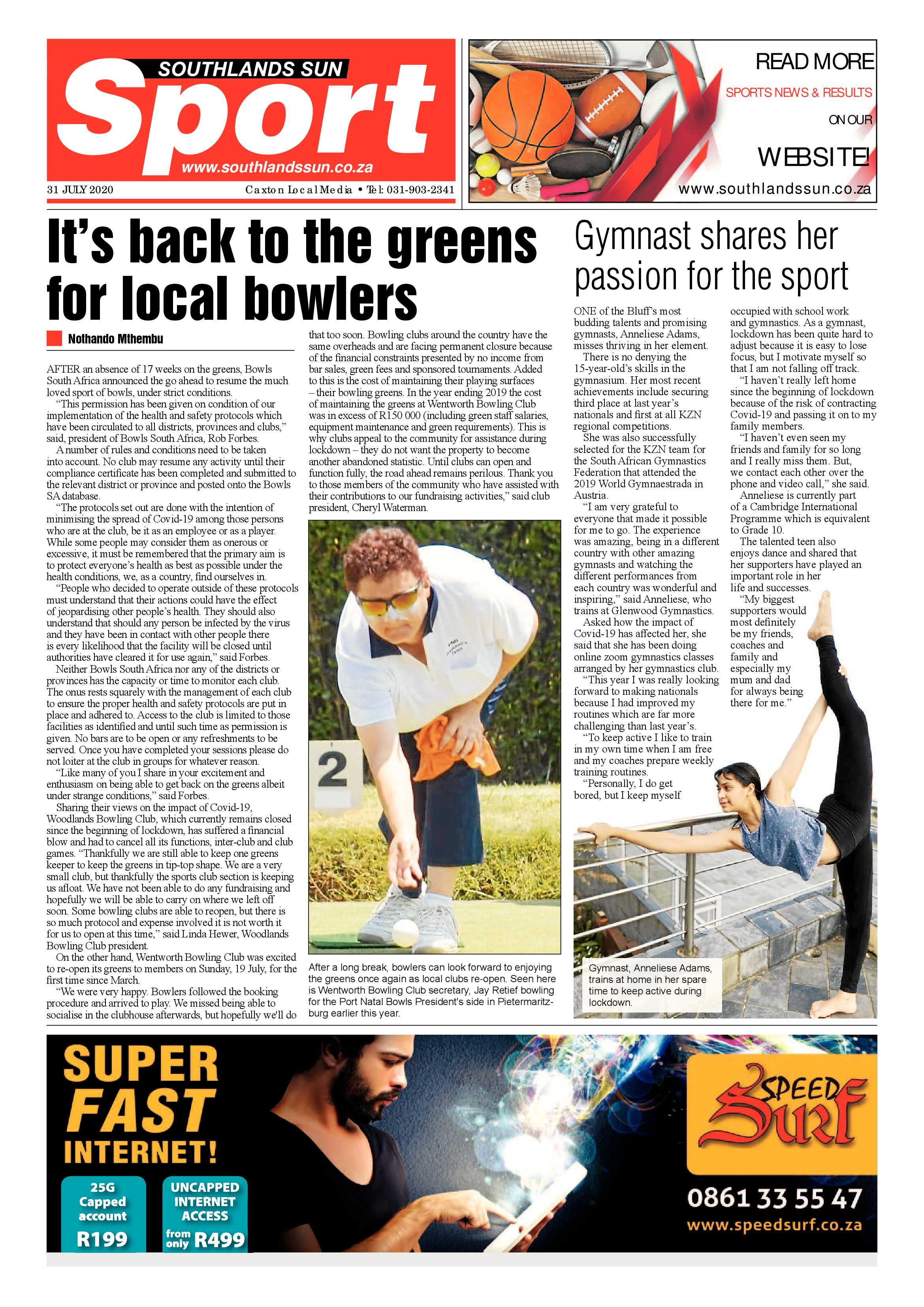 Southlands Sun 31 June 2020 page 16