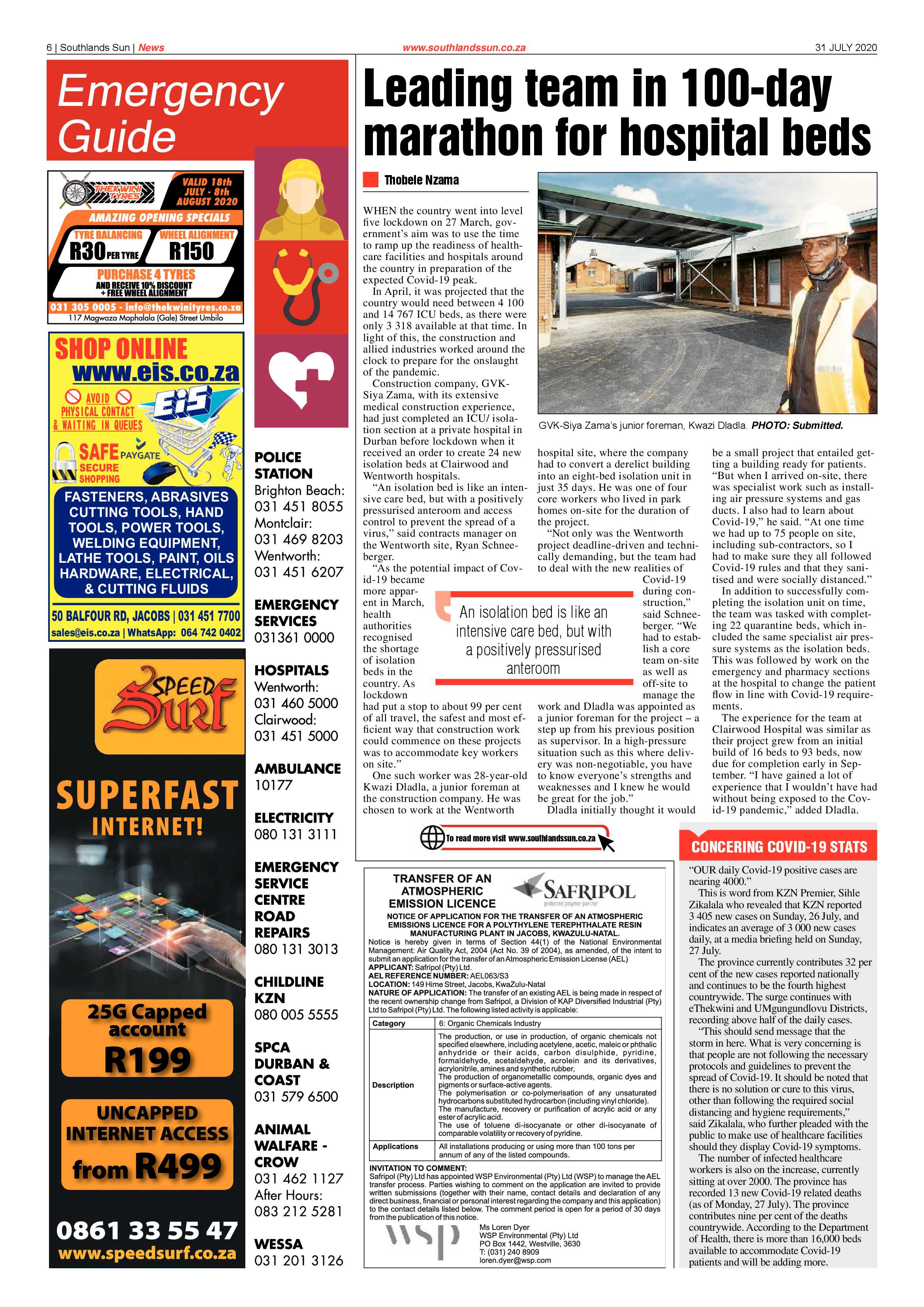Southlands Sun 31 June 2020 page 6