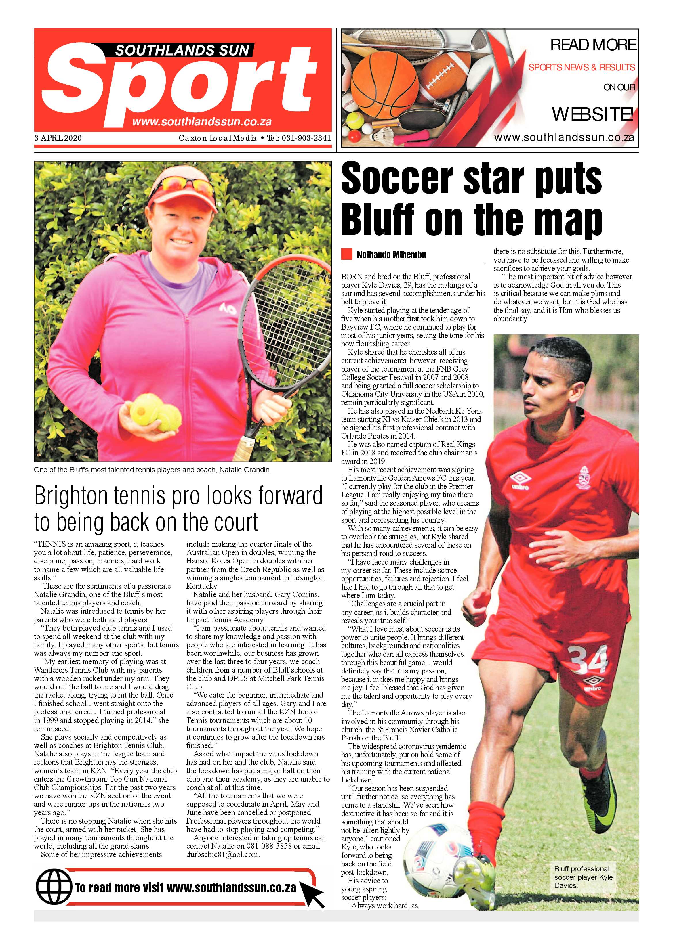 Southlands Sun 3 April 2020 page 12