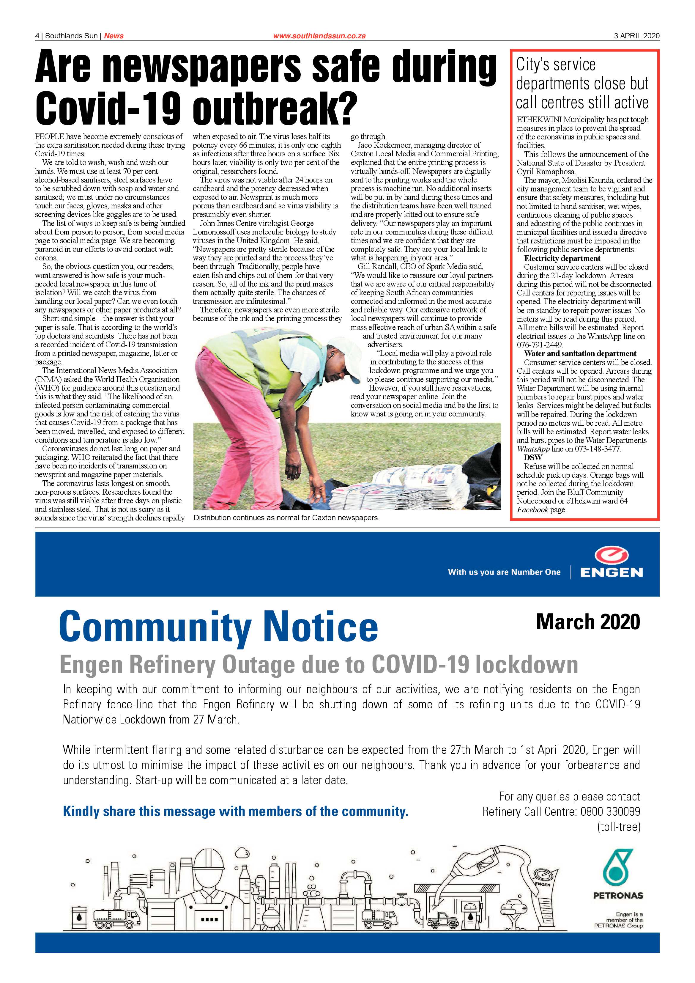 Southlands Sun 3 April 2020 page 4