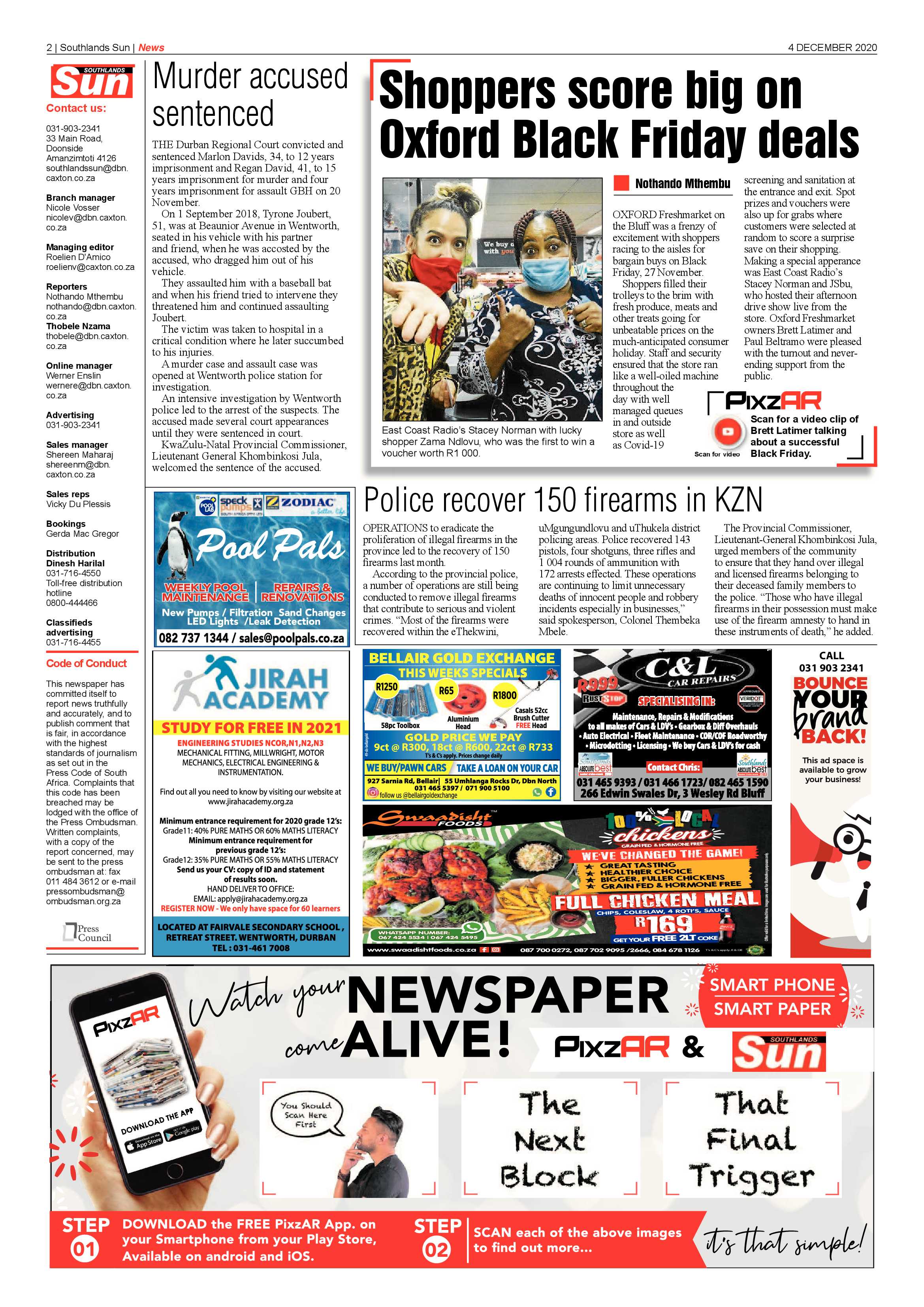 Southlands Sun 4 December 2020 page 2