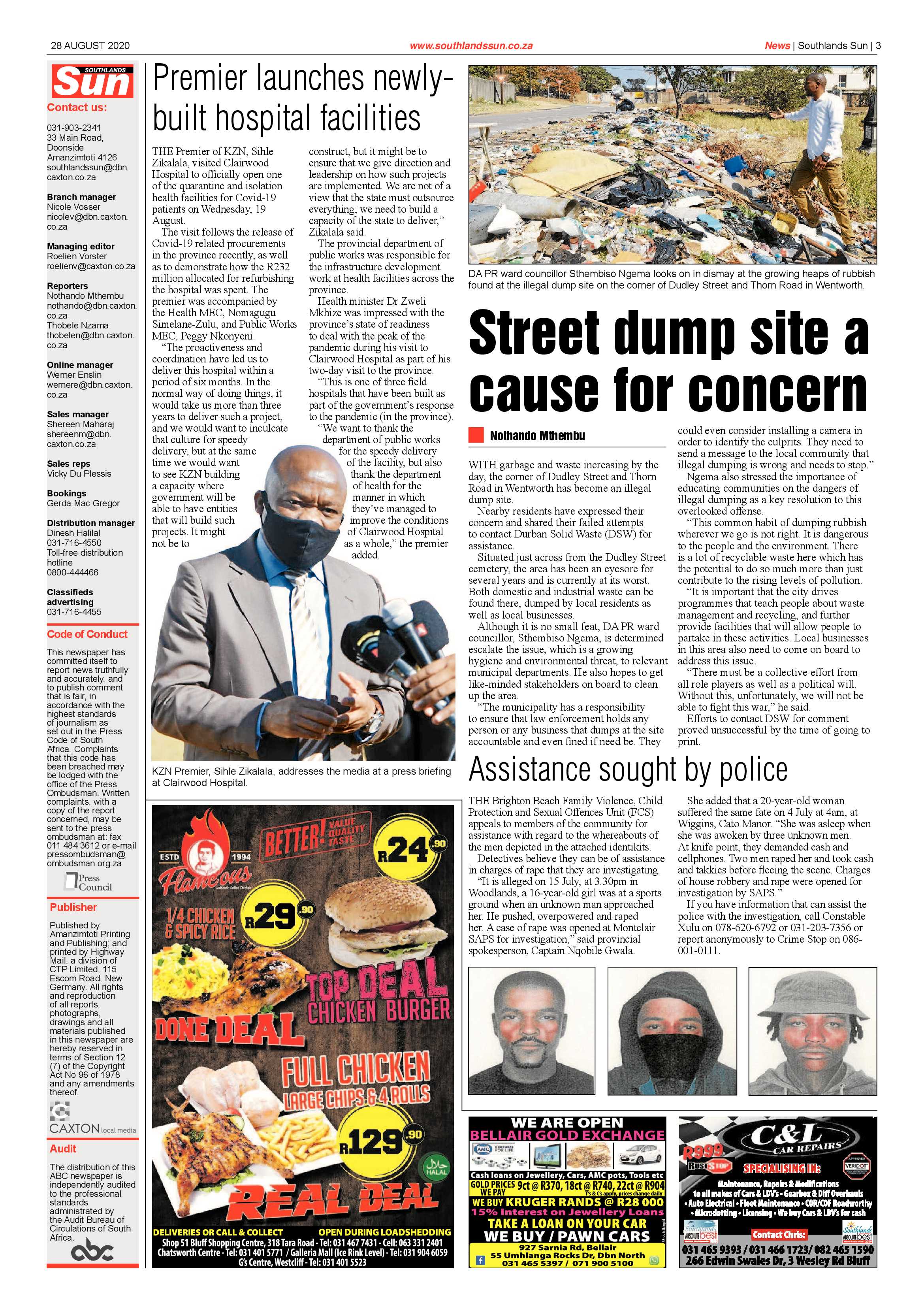 Southlands Sun 4 September 2020 page 2