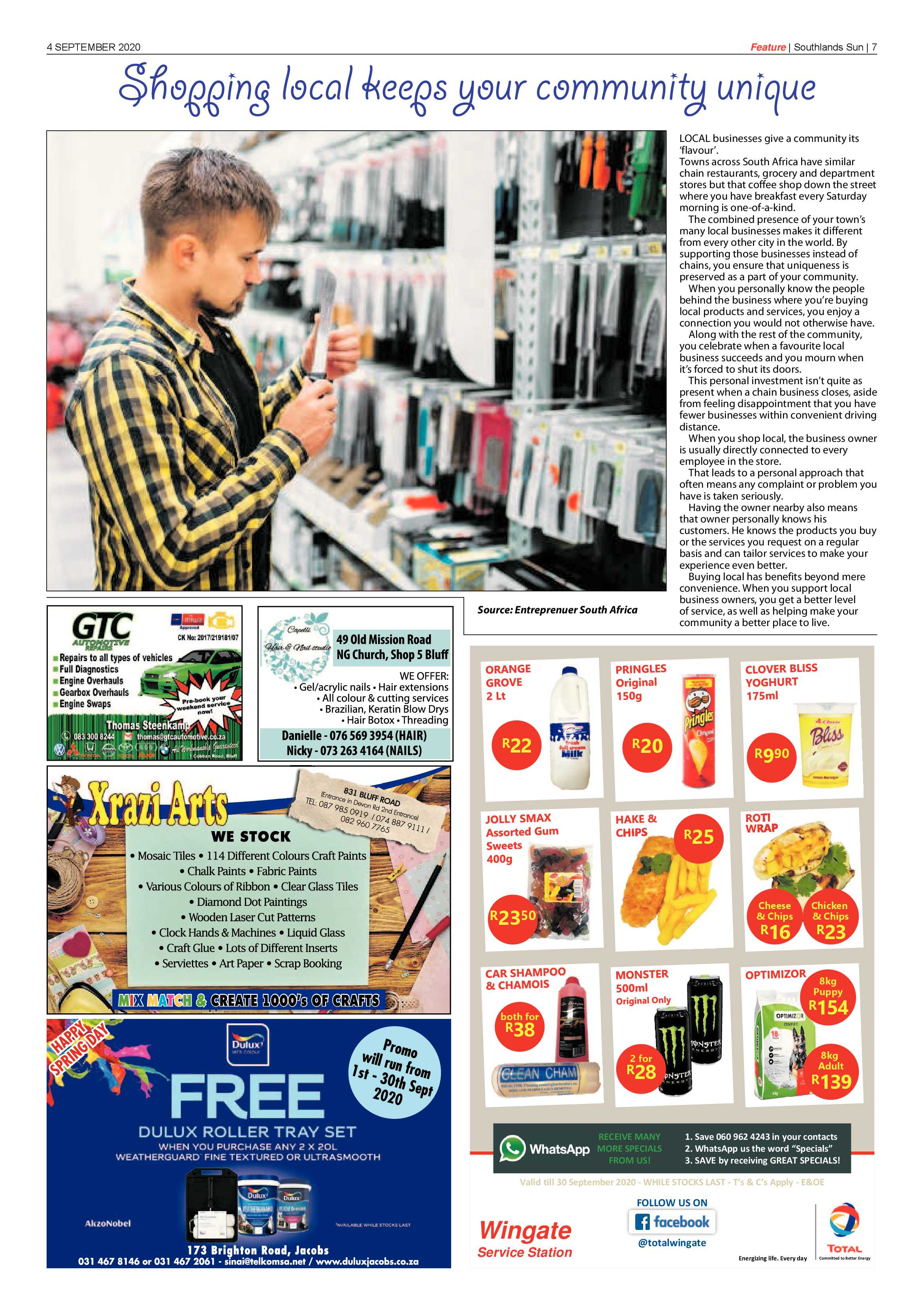 Southlands Sun 4 September 2020 page 7
