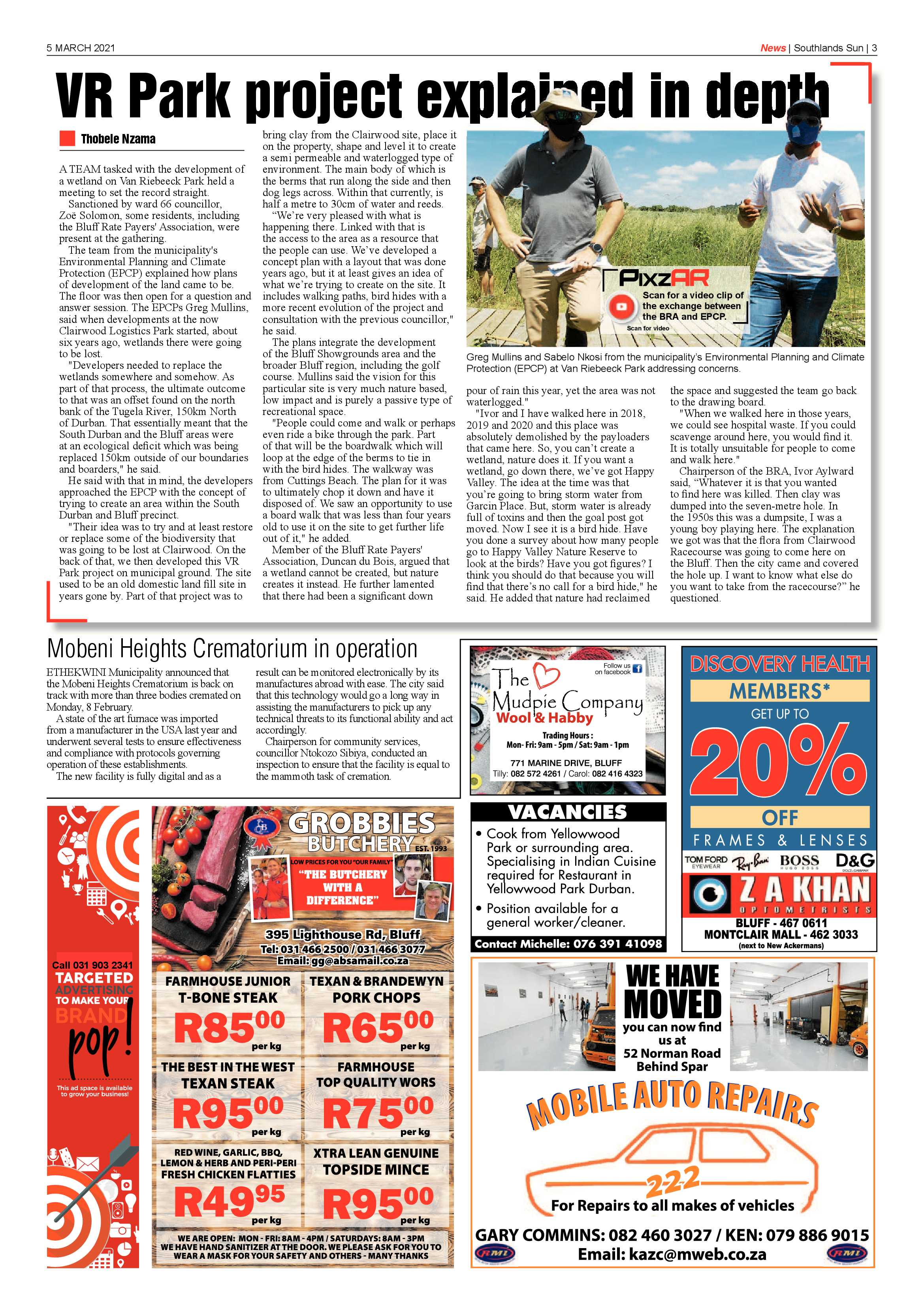 Southlands Sun 5 March 2021 page 3