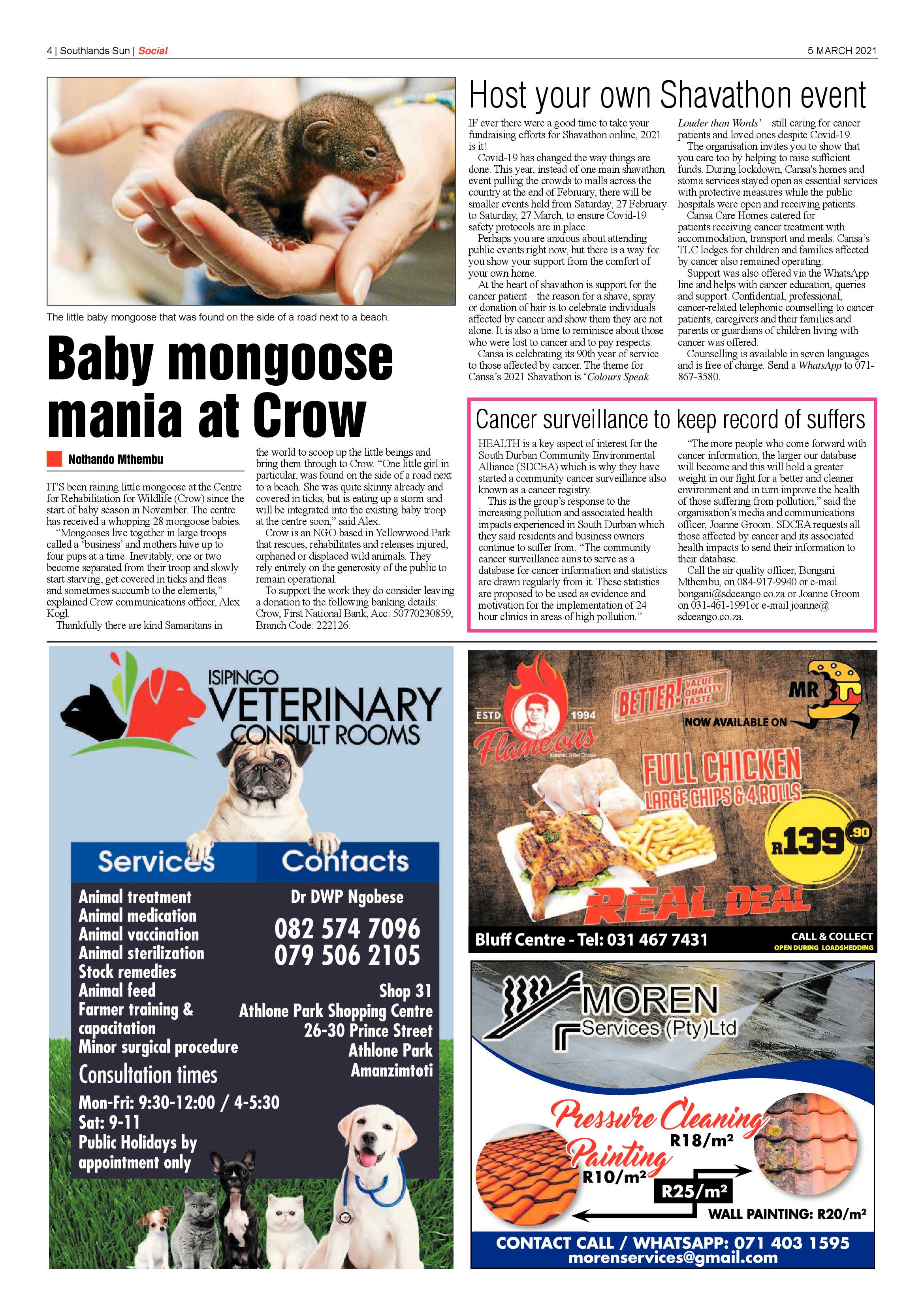Southlands Sun 5 March 2021 page 4