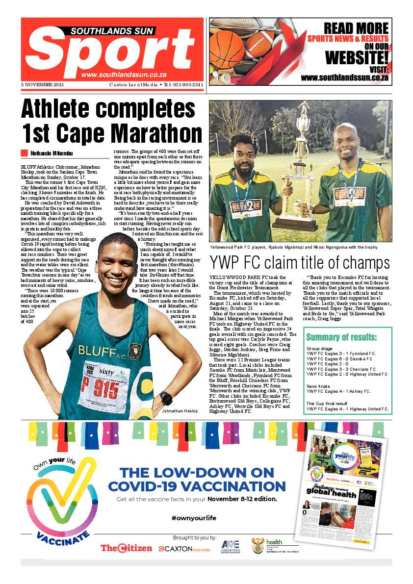 Southlands Sun 5 November 2021 page 12