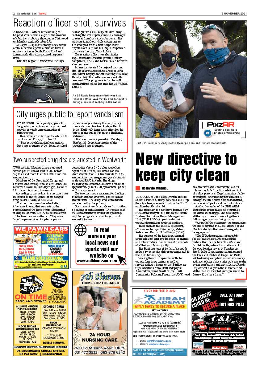 Southlands Sun 5 November 2021 page 2