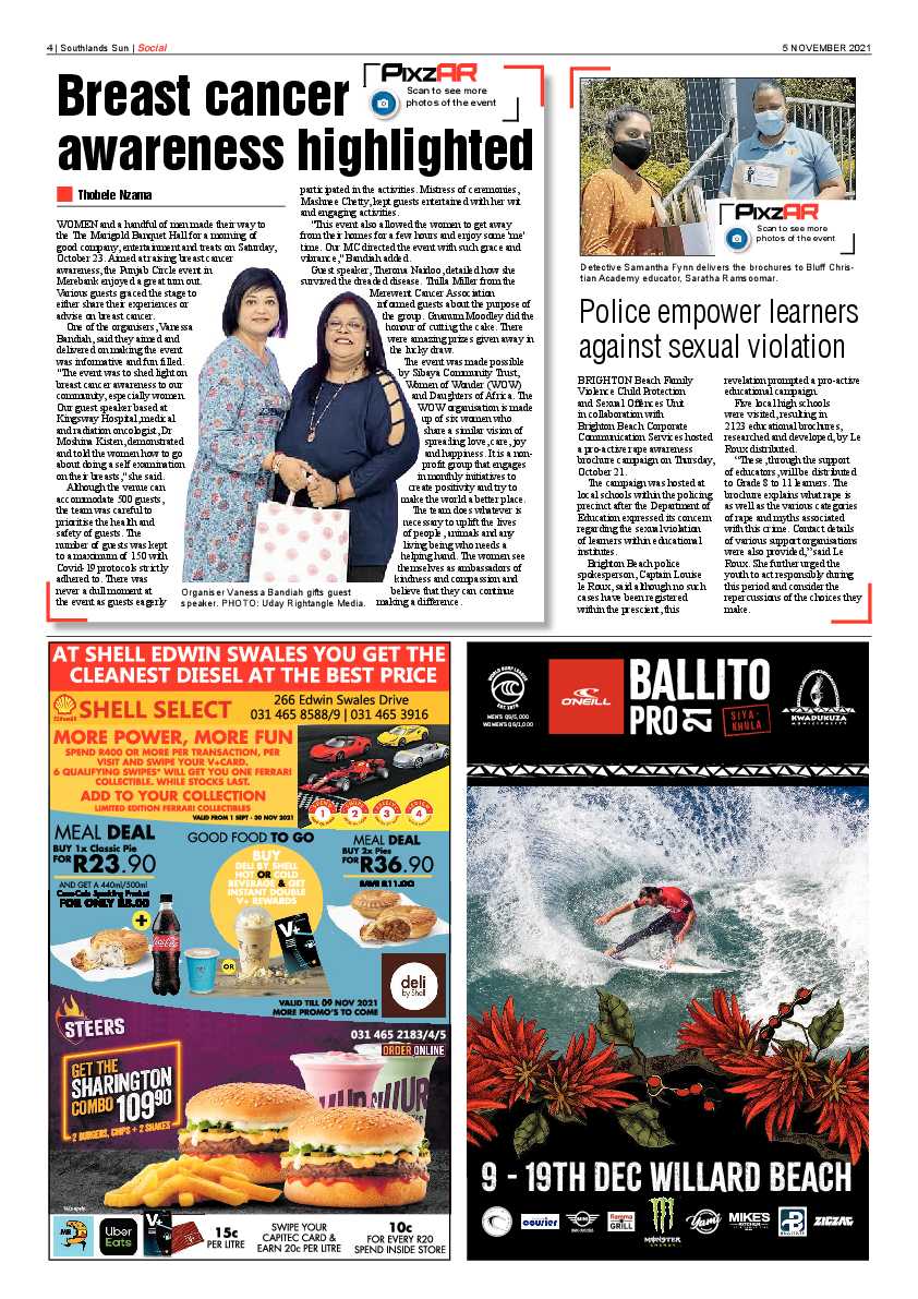 Southlands Sun 5 November 2021 page 4