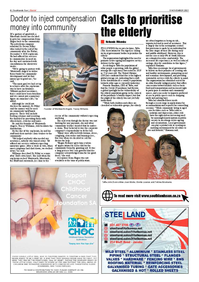 Southlands Sun 5 November 2021 page 8