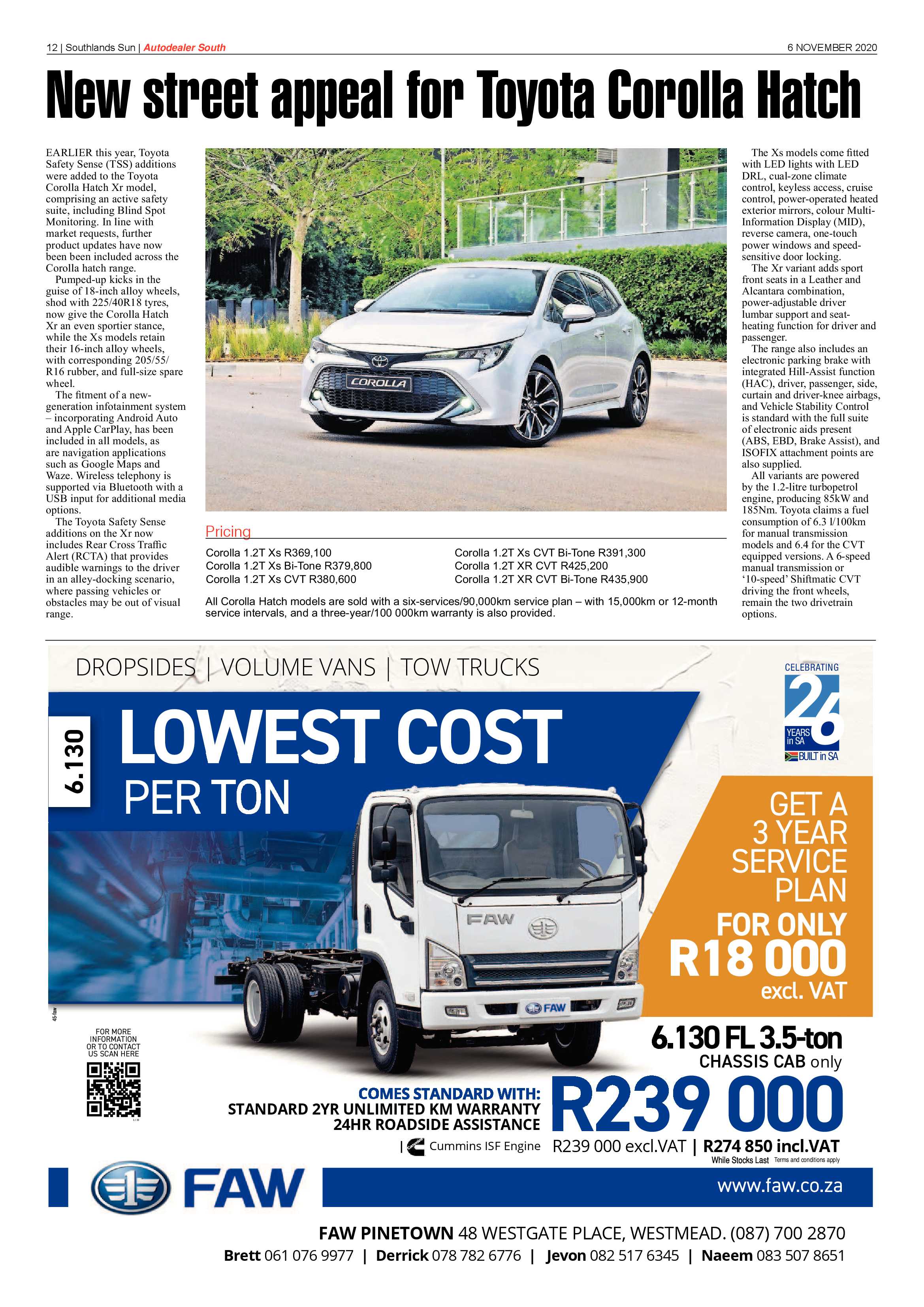 Southlands Sun 6 November  2020 page 12