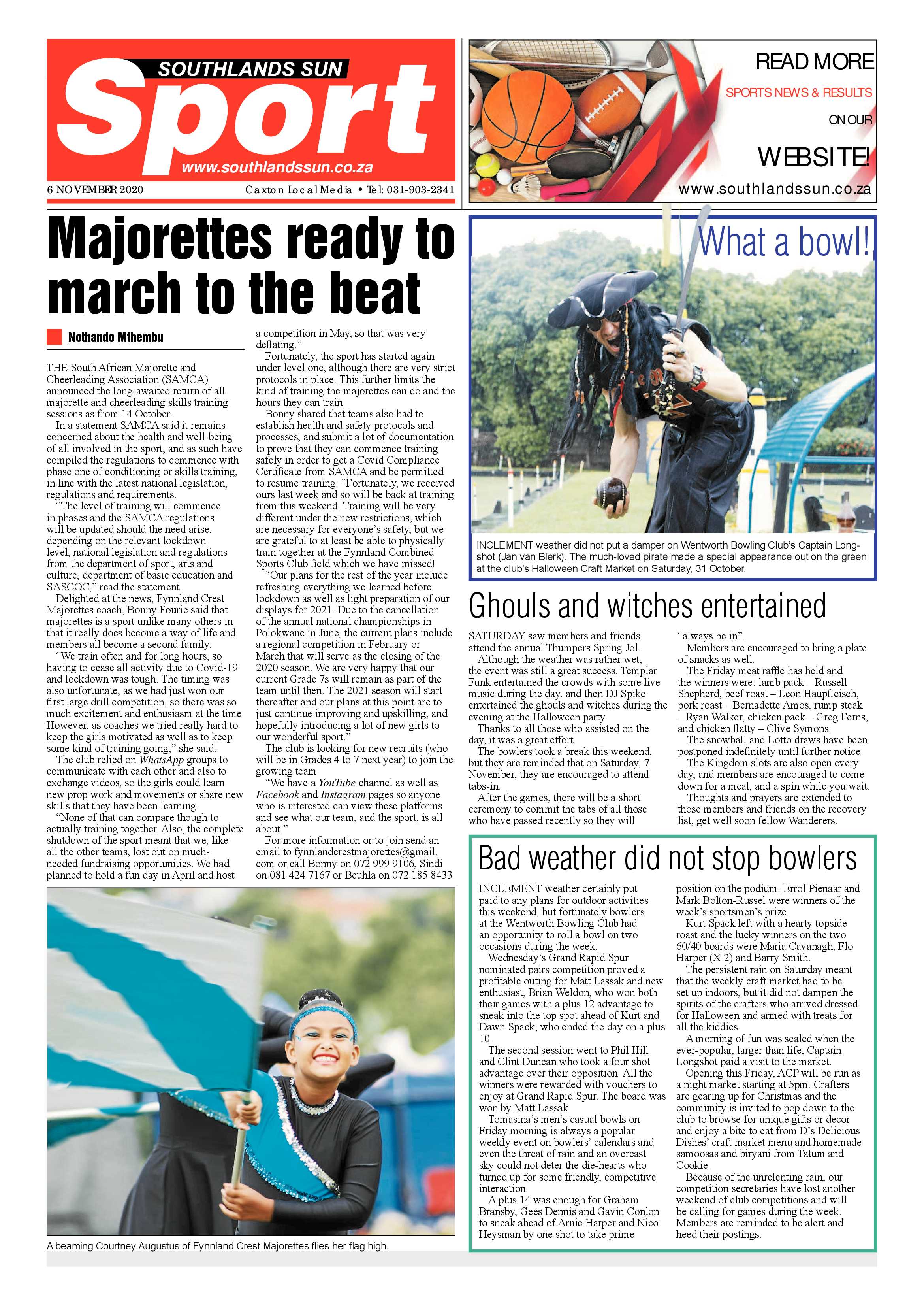 Southlands Sun 6 November  2020 page 16