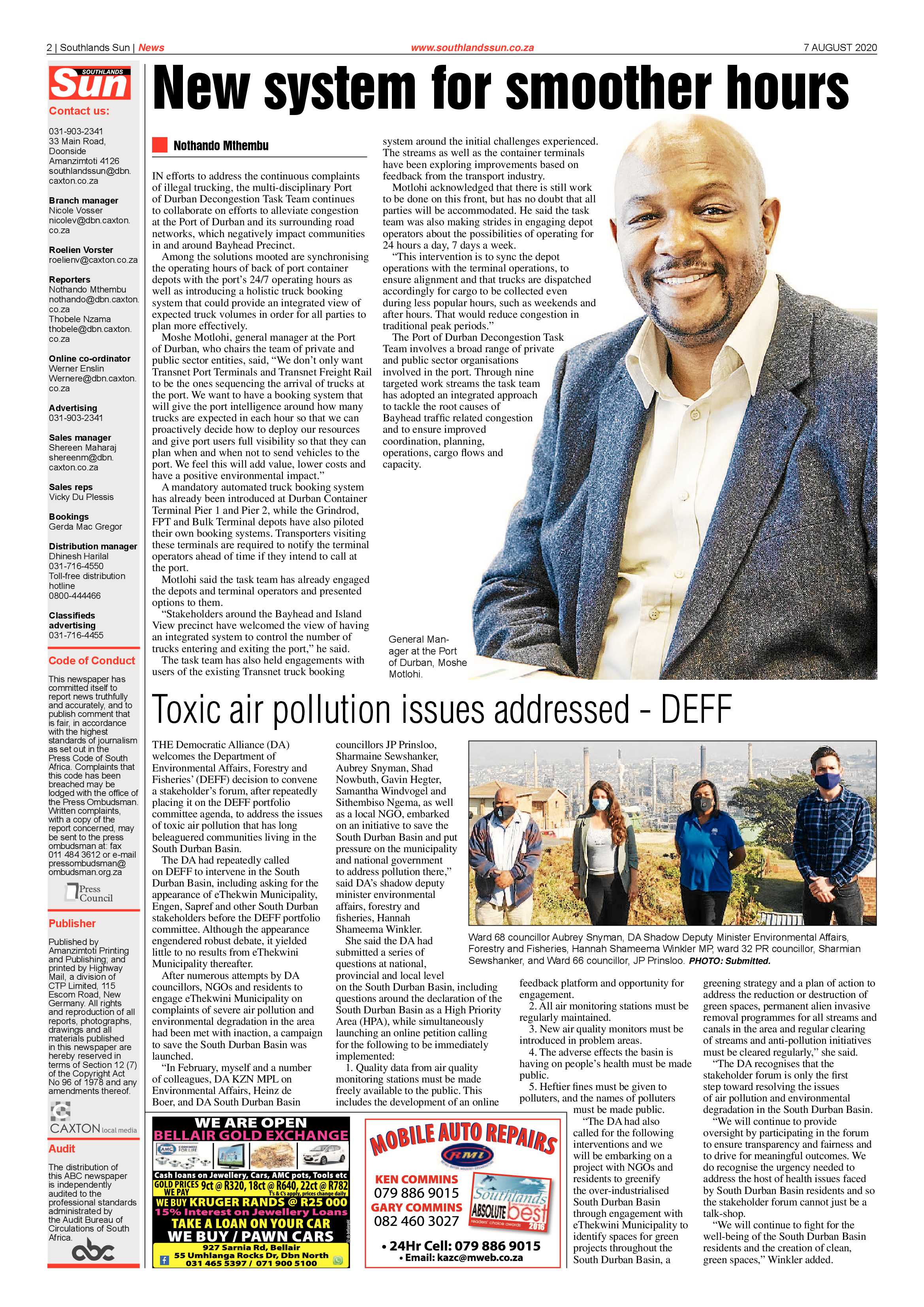 Southlands Sun 7 August 2020 page 2