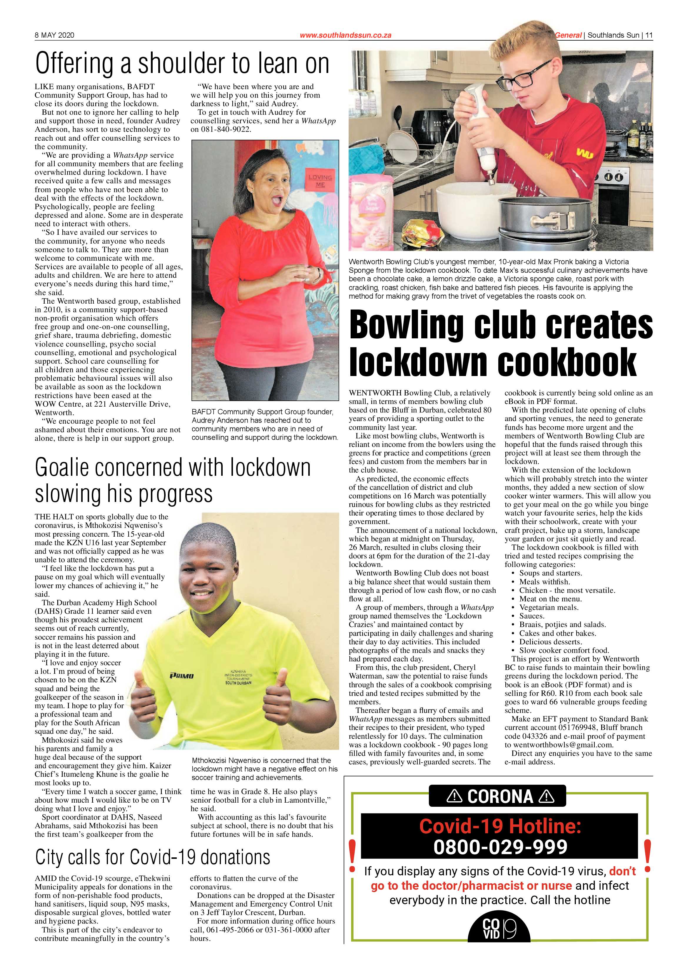 Southlands Sun 8 May 2020 page 11