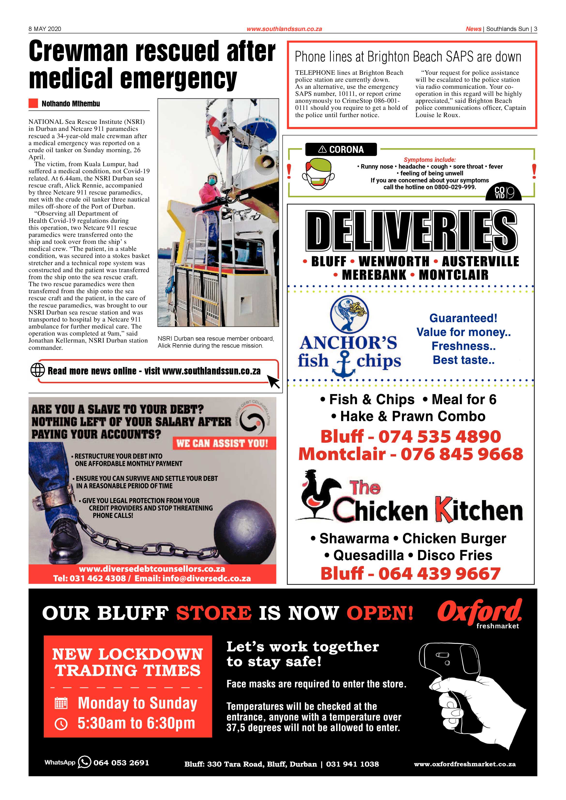 Southlands Sun 8 May 2020 page 3