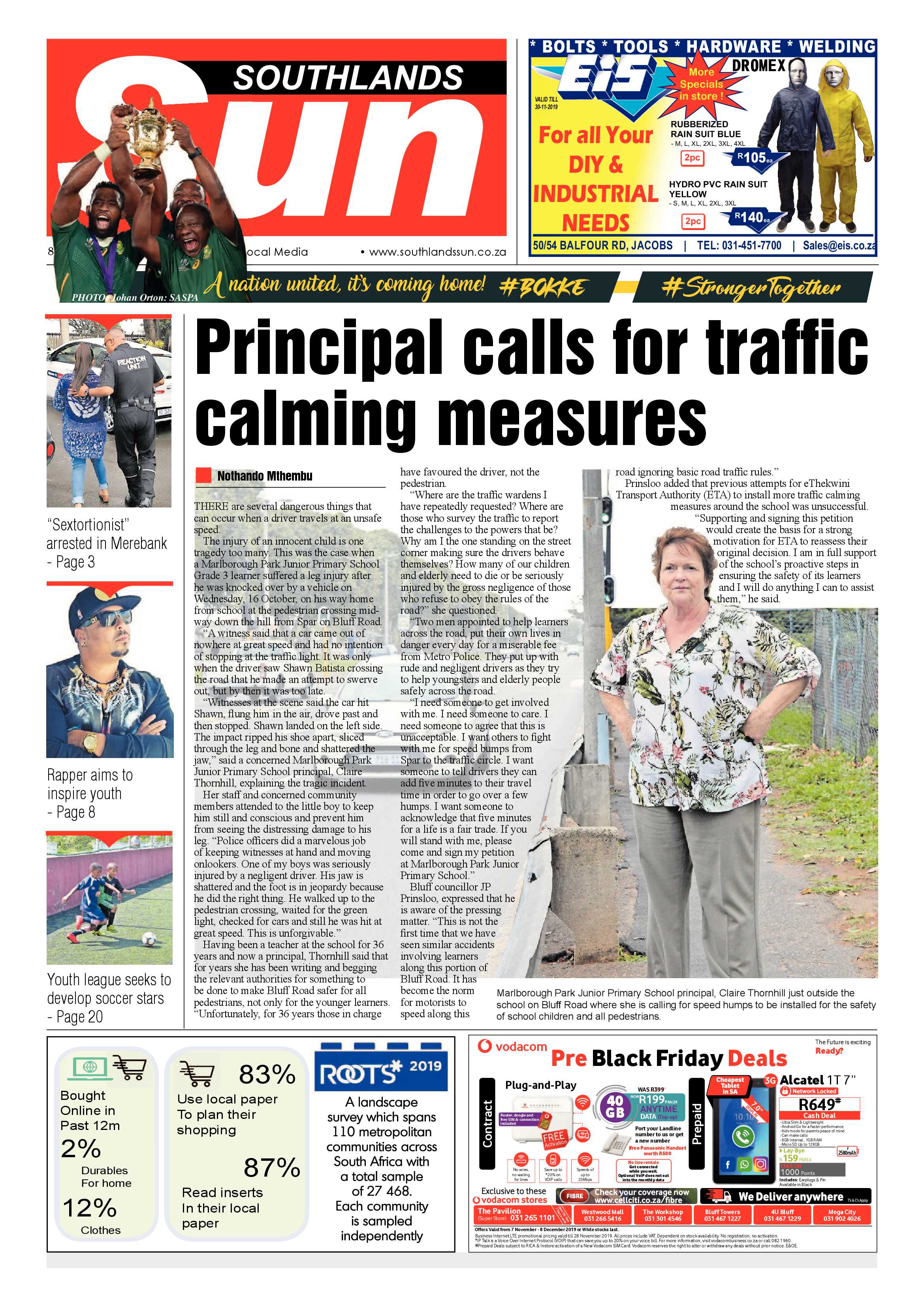 Southlands Sun 08 November 2019 page 1