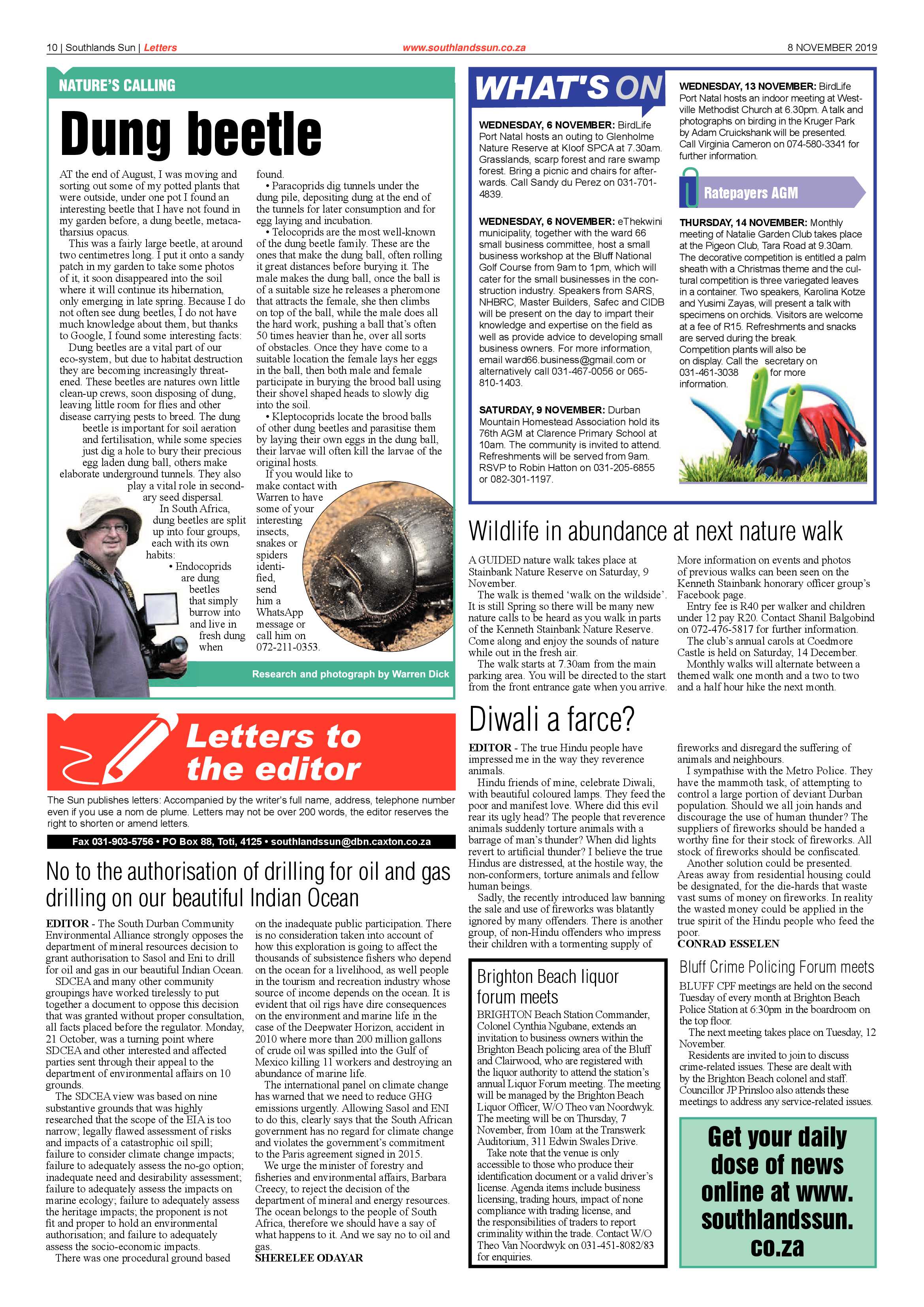 Southlands Sun 08 November 2019 page 10