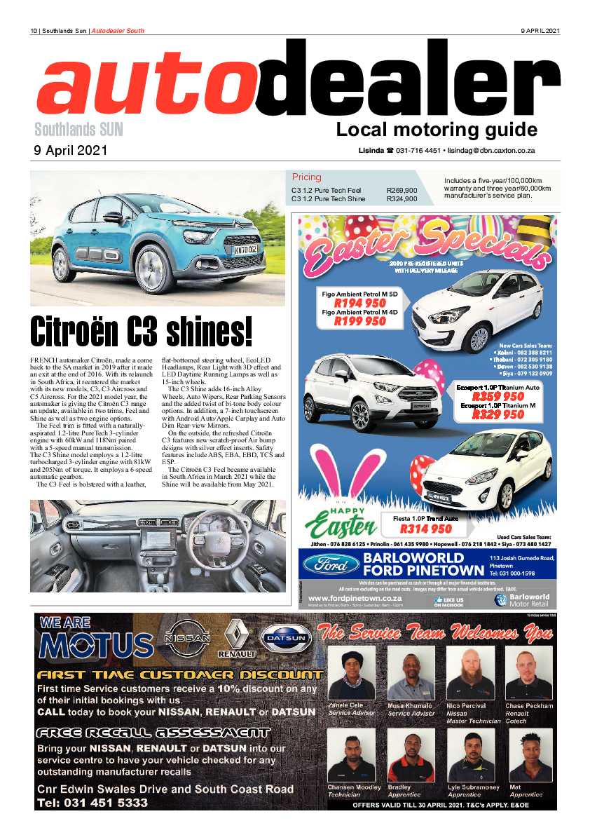 Southlands Sun 9 April 2021 page 10