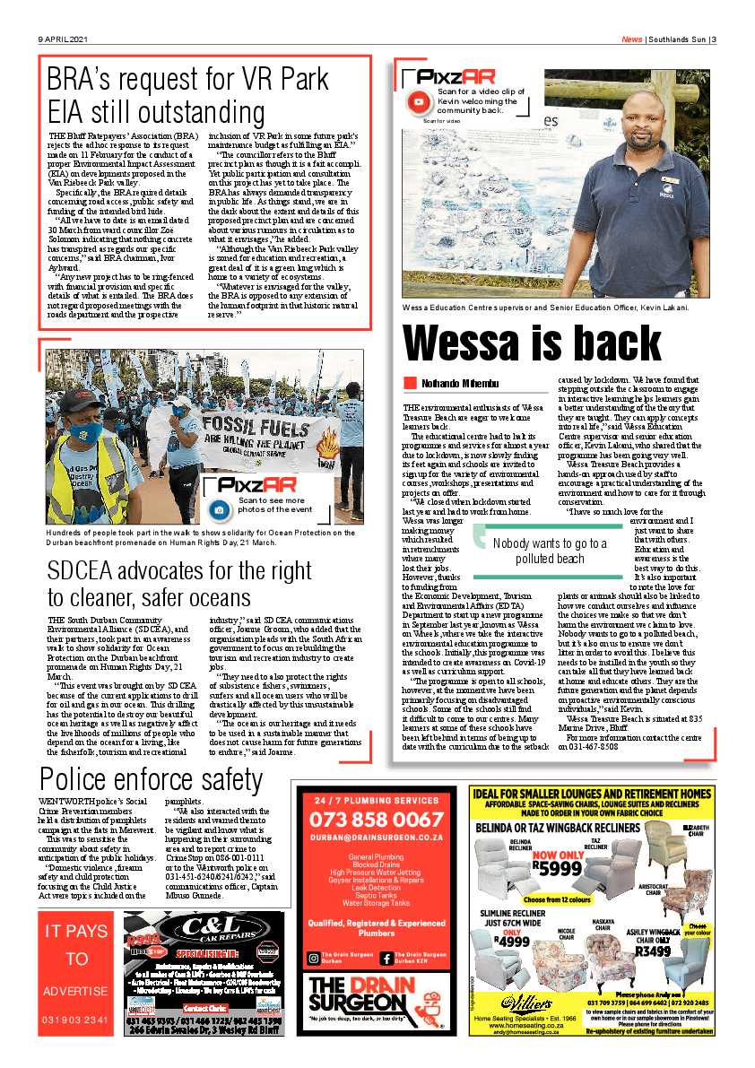 Southlands Sun 9 April 2021 page 3