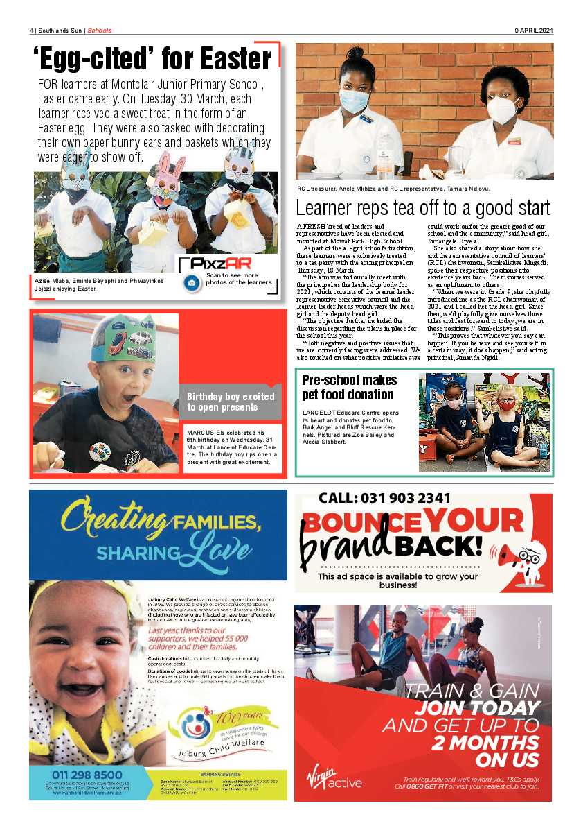 Southlands Sun 9 April 2021 page 4