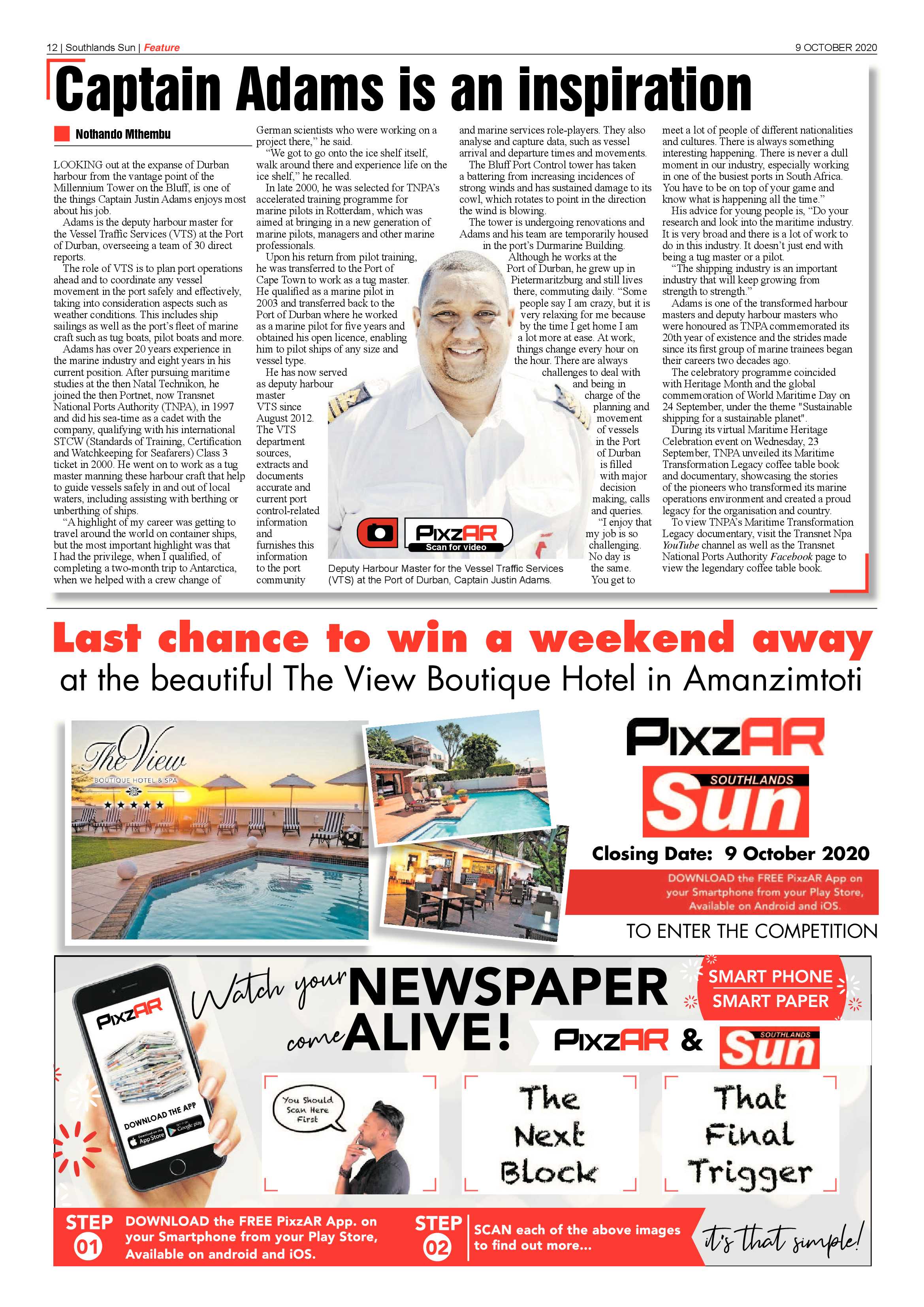 Southlands Sun 9 October 2020 page 12