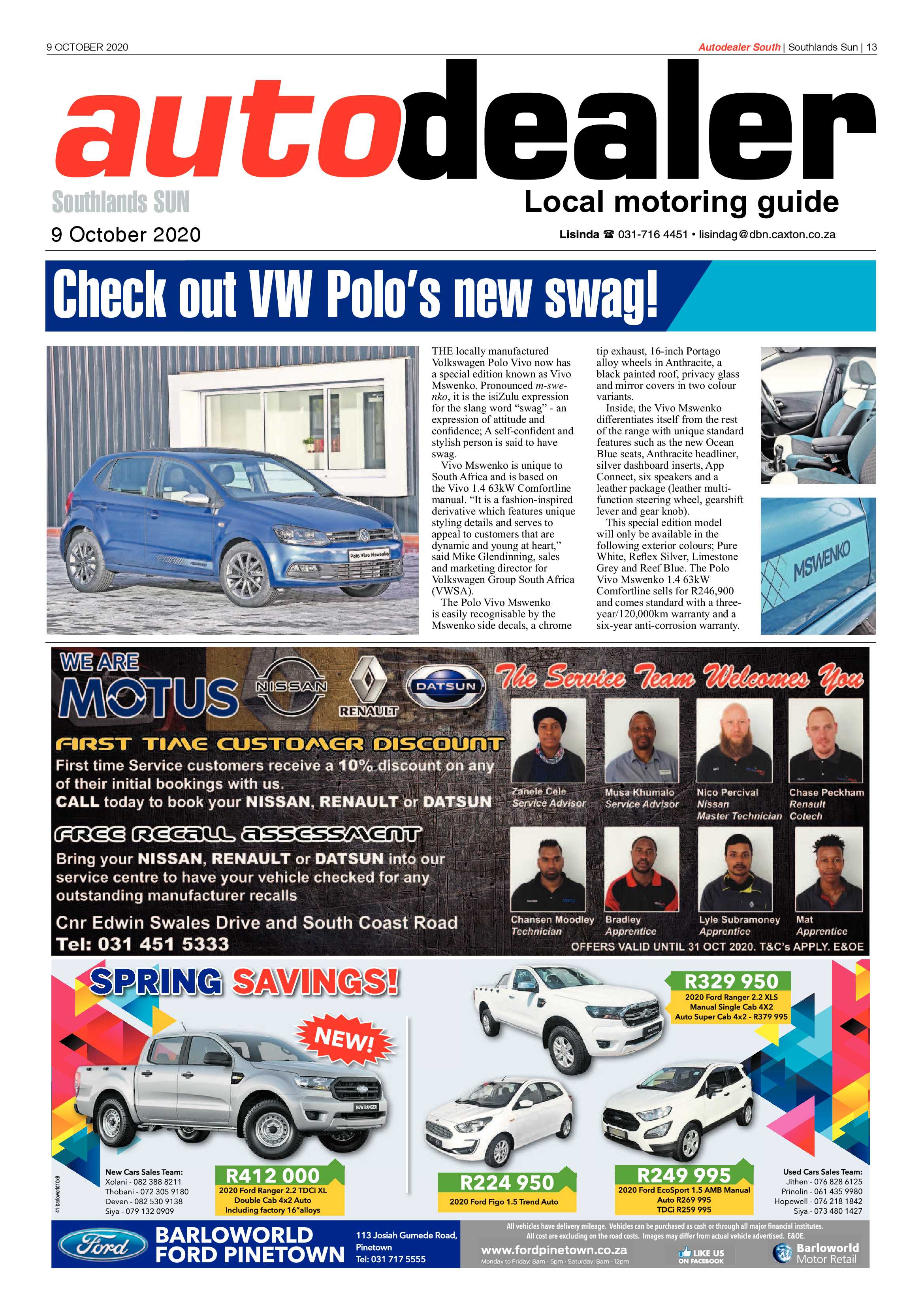 Southlands Sun 9 October 2020 page 13