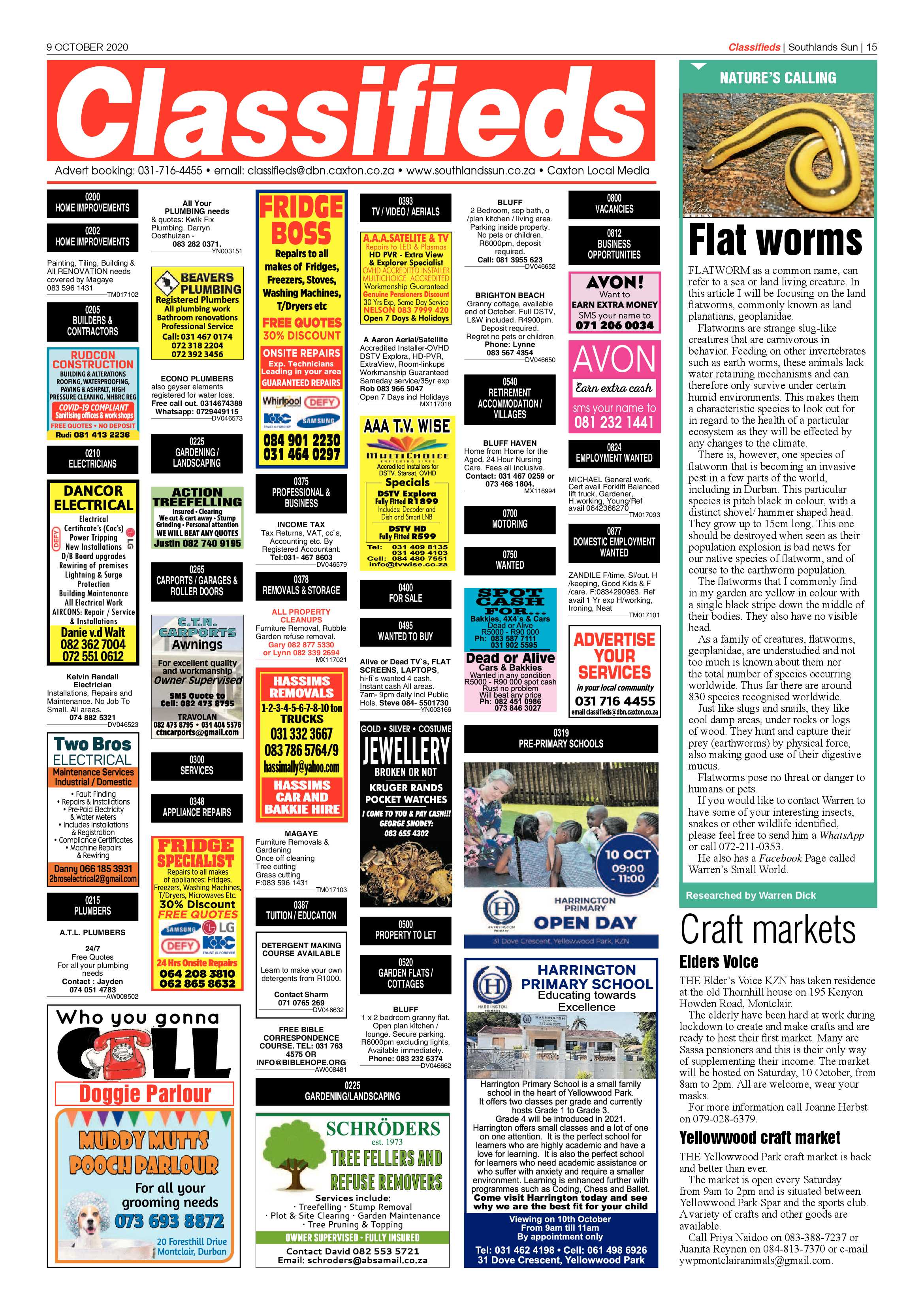 Southlands Sun 9 October 2020 page 15