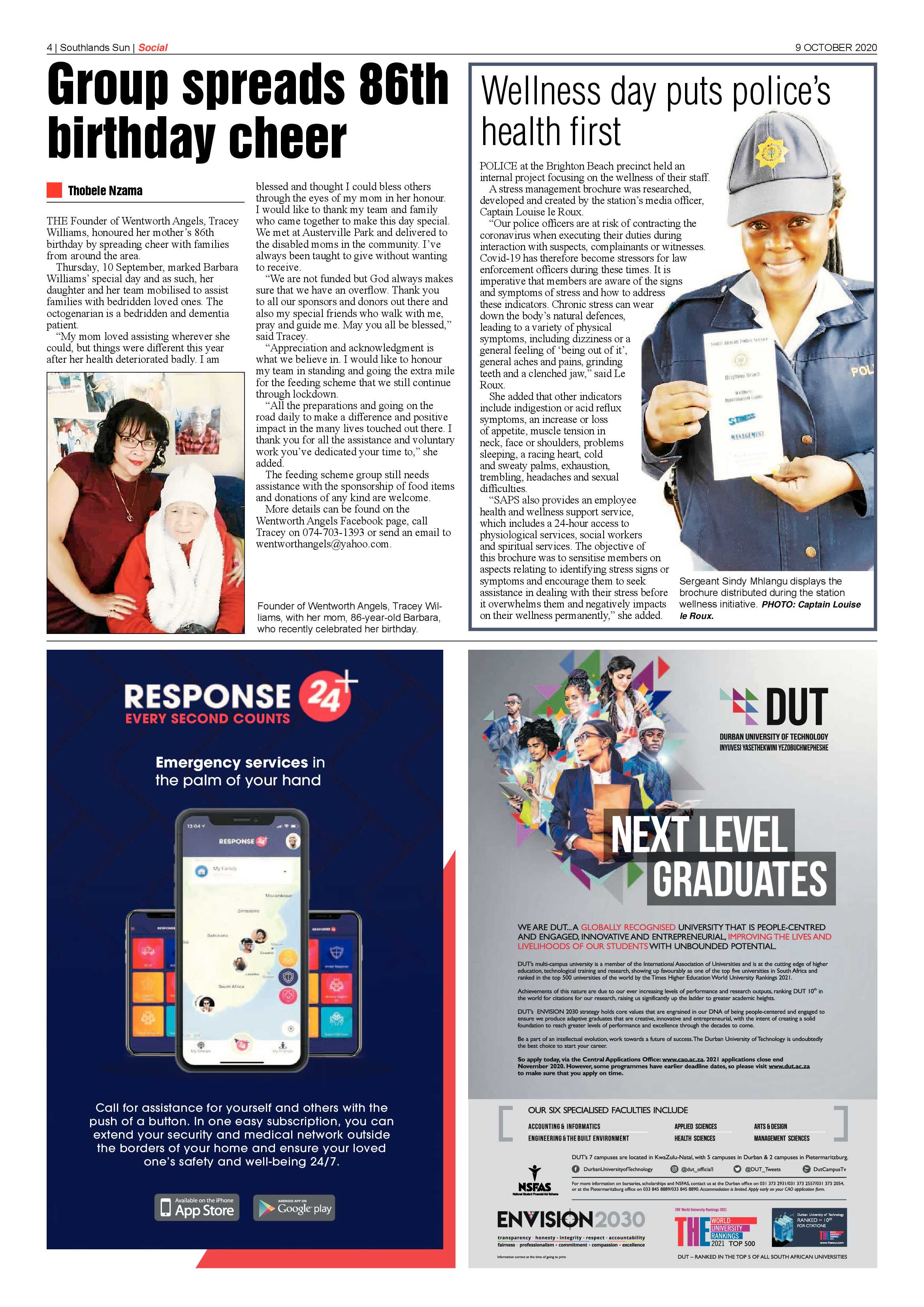 Southlands Sun 9 October 2020 page 4