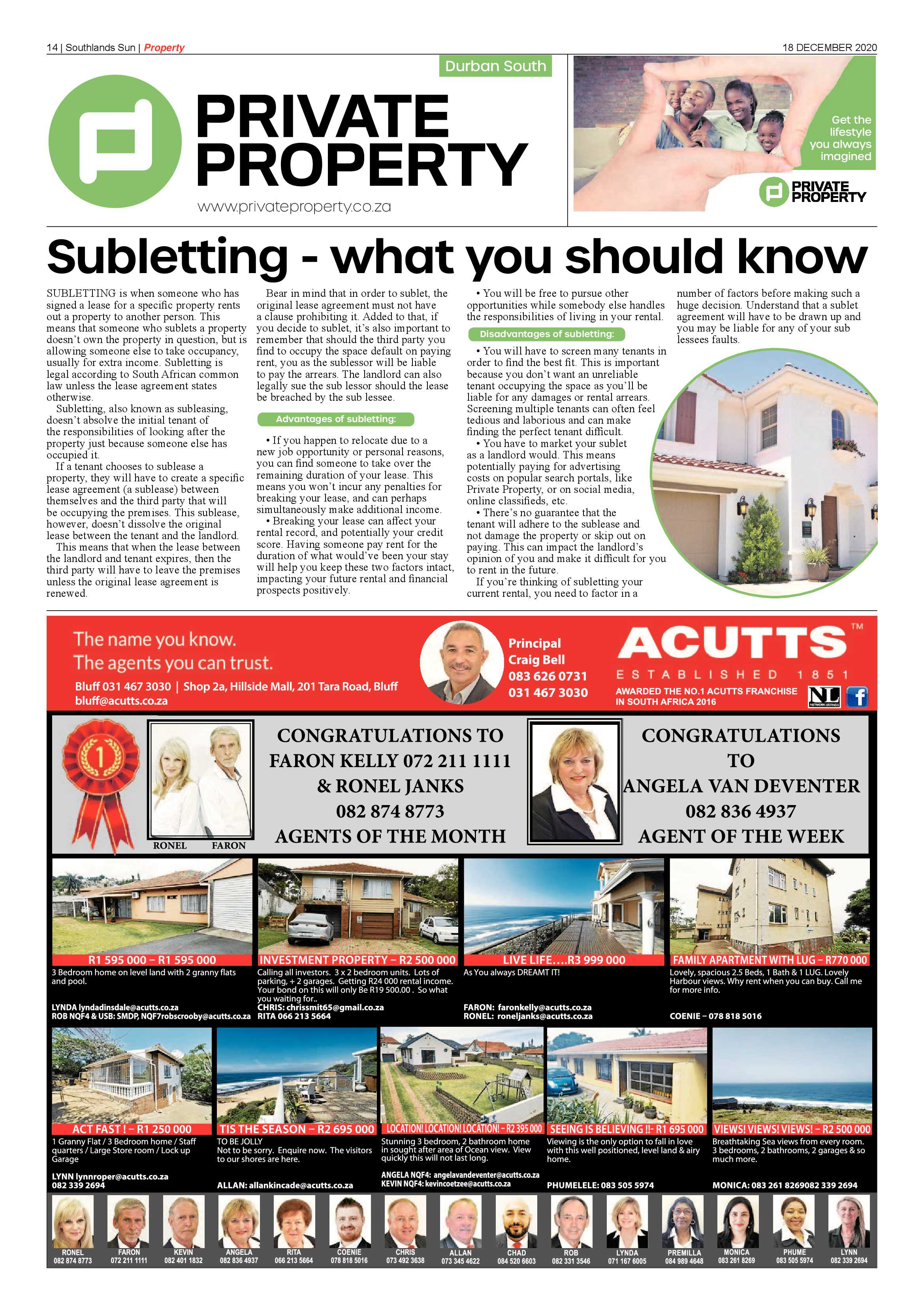 18 December Southlands Sun  2020 page 14