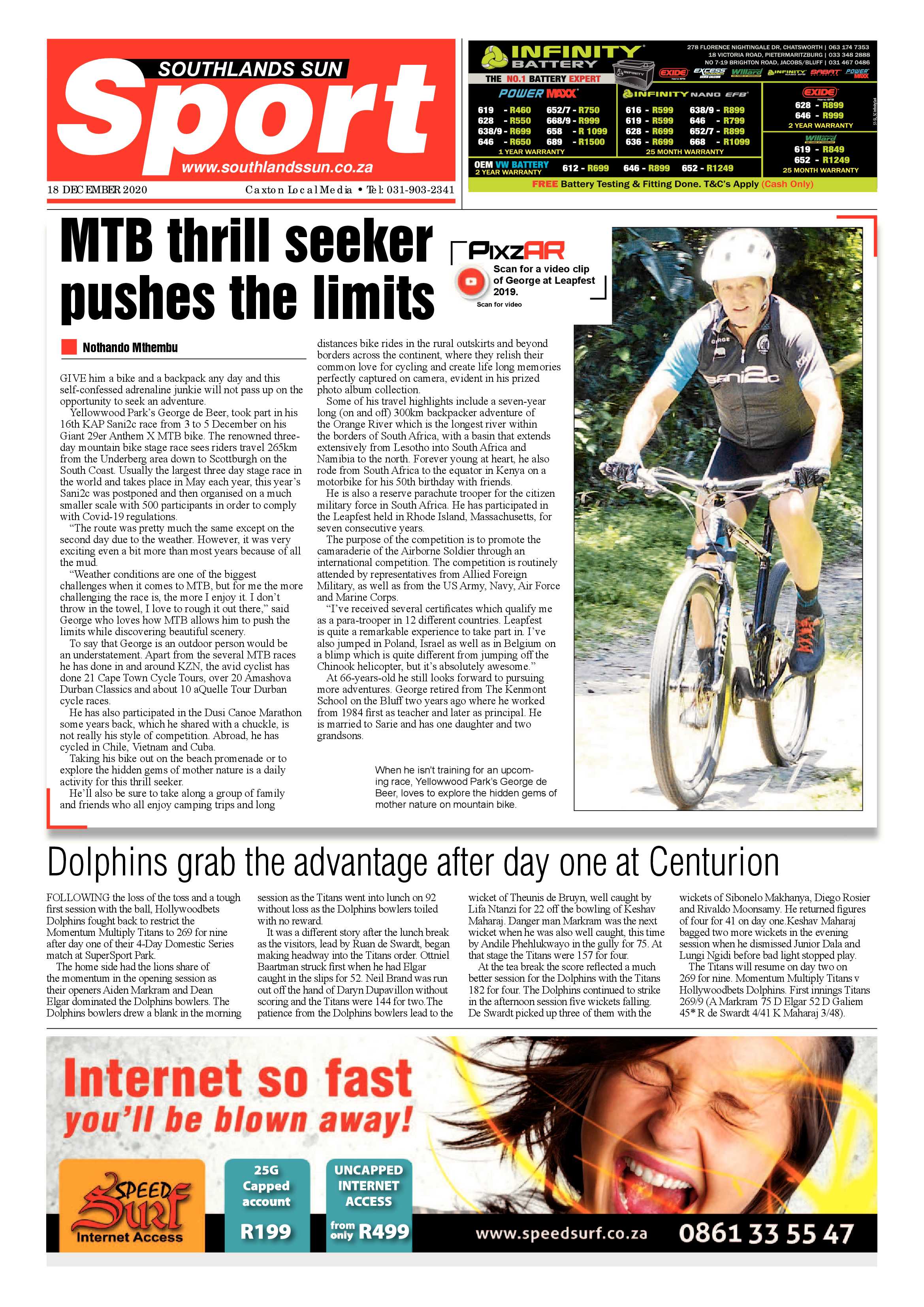 18 December Southlands Sun  2020 page 16