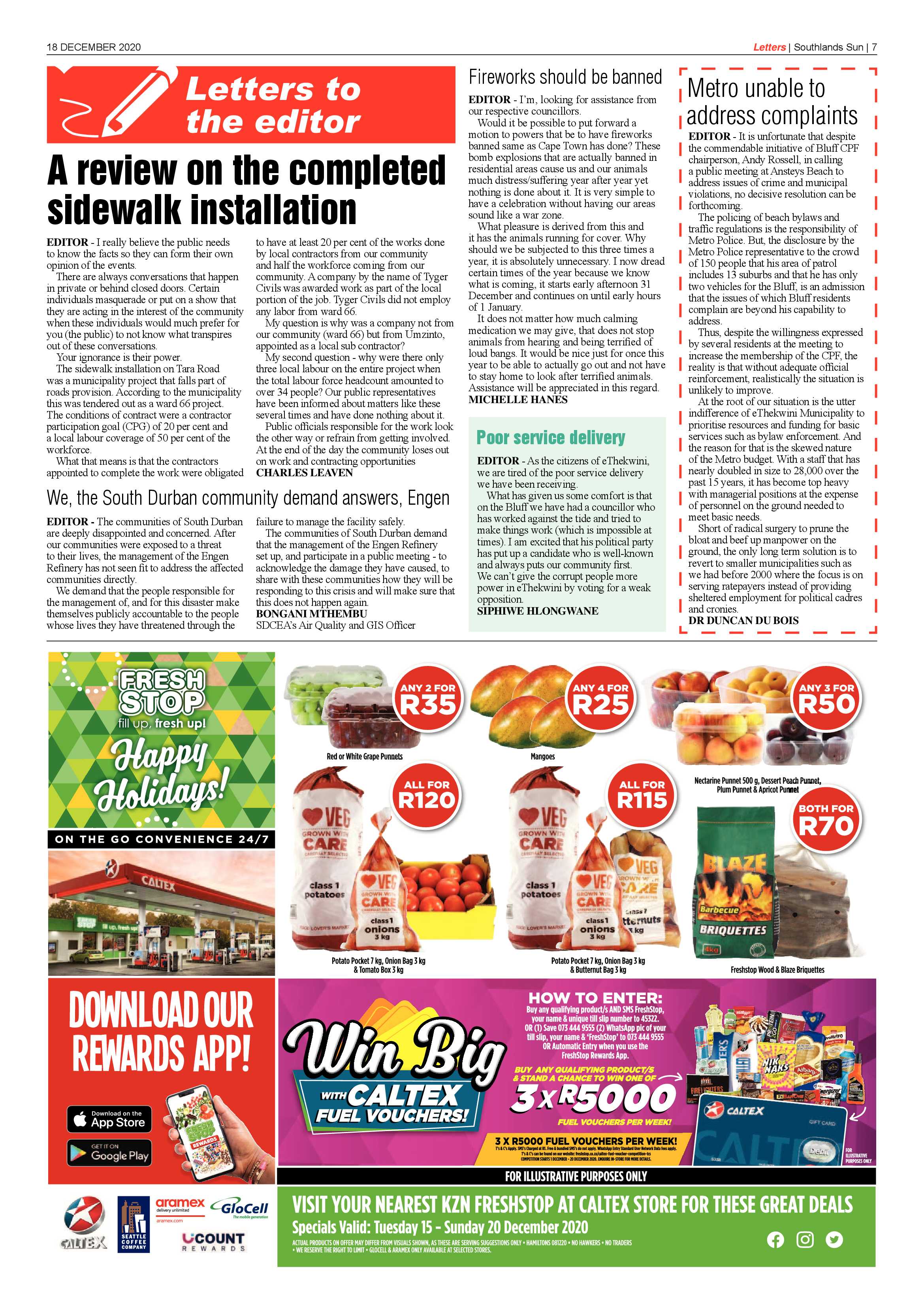18 December Southlands Sun  2020 page 7
